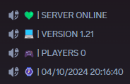 Minecraft Server Stats